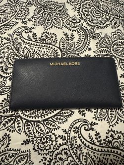 Michael Kors Navy Blue Wallet