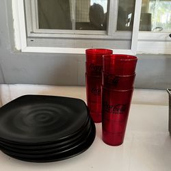 30 plates and 25 cups