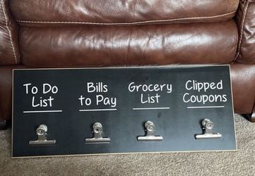 Wall Decor / Clip Board Reminder