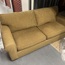 Crate & Barrel Contemporary Down Filled Sofa