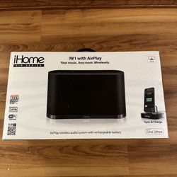 Airplay Wireless Audio System With Rechargeable Battery