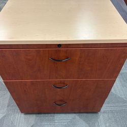 Beautiful Executive Large 3 Drawer File Cabinet – Heavy Duty Quality Wood – Free Delivery