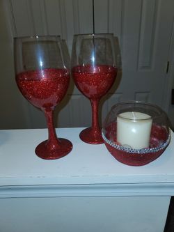Handmade Wine/ Candle Sets