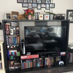 TV Entertainment Center - Fits Up To 56” TV