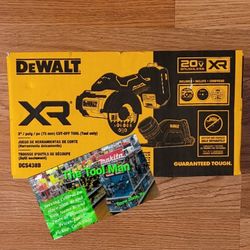 New Dewalt 20v XR Brushless Cordless 3" Cutoff Tool-only $120 Firm Pickup Only 