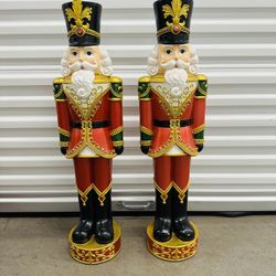 2 Nutcracker LED lights 32inch $80 both FIRM “PICK UP ON 51ave and Glendale “