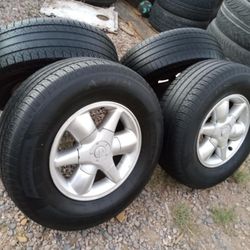 RIMS 16X7....255/70R16....6 LUGS FIT TOYOTA TACOMA NISSAN XTERRA NISSAN IZUSO RODEO HONDA PASPORT NISSAN FRONTIER NISSAN PATHFINDER 