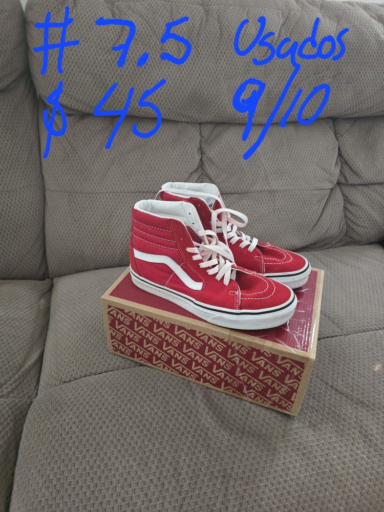 used vans size #7.5 excellent conditions 