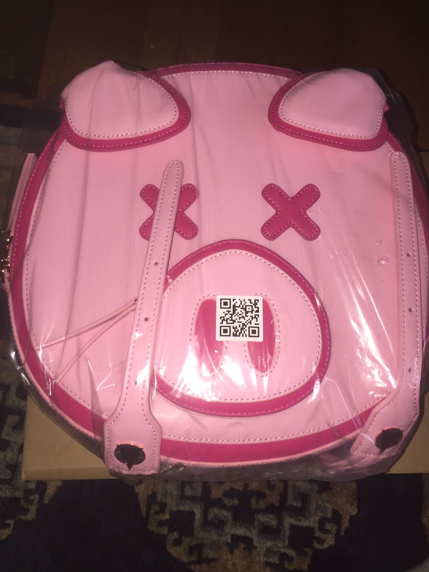 Shane Dawson Jeffree Star Pink Pig Leather Piggy Bag Backpack