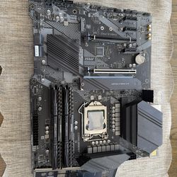 MSI 490 A-Pro(M5-7C75) Motherboard+ Intel i9-11900k+64gb DDR4 Ram+ MSI Coreliquid 240R V2