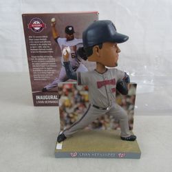 Washington Nationals 2015 Livan Hernandez Bobblehead Inaugural Game-New
