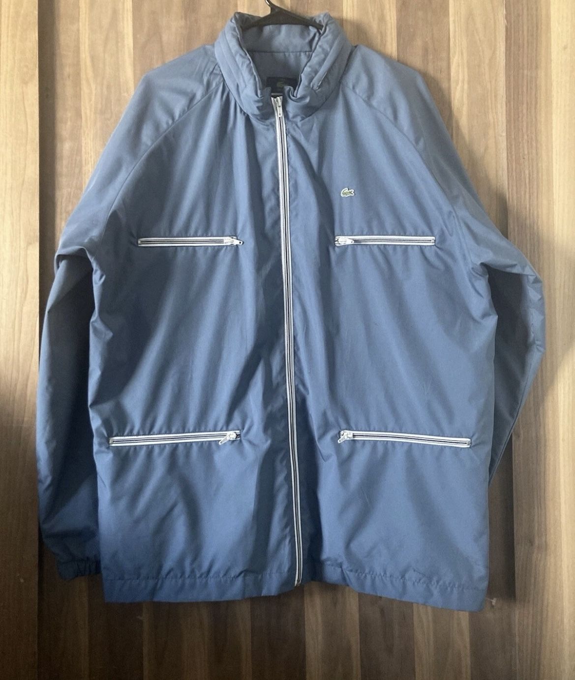 Lacoste Men’s Lightweight, Water, Resistant, Hooded Windbreaker Vintage