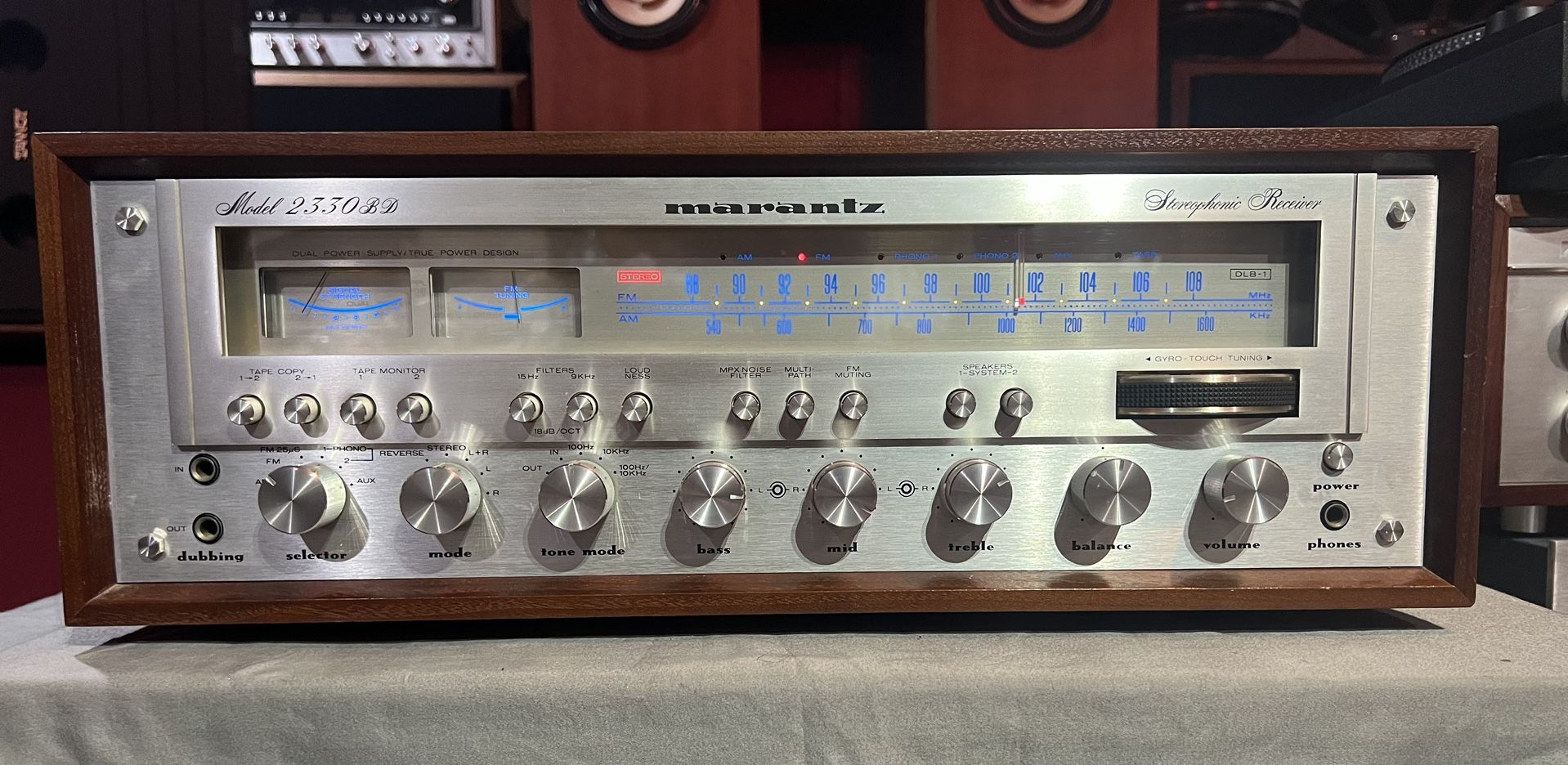 Marantz 2330BD Very Rare Vintage Receiver, Serviced & Perfectly Working Condition.