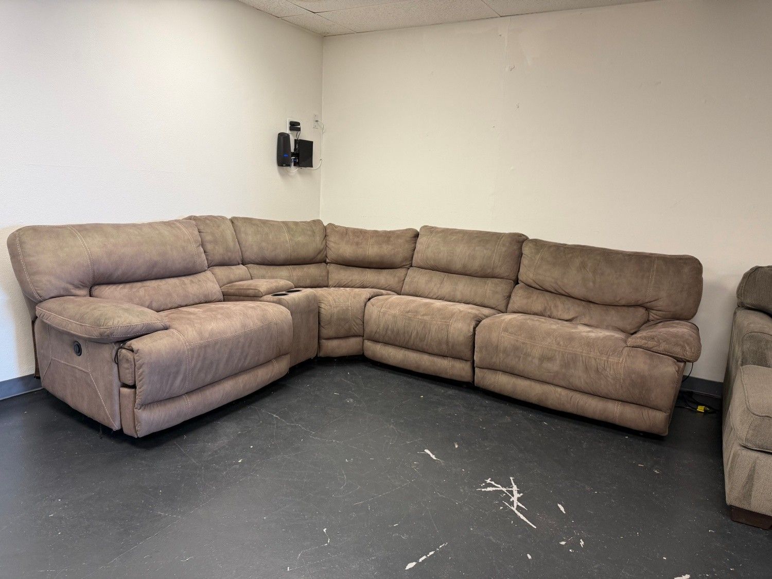 Gorgeous Microfiber Electric Reclining Sofa Set- Delivery Available!