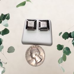Micropave CZ Stud Earrings