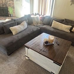 Grey 3 Piece Couch