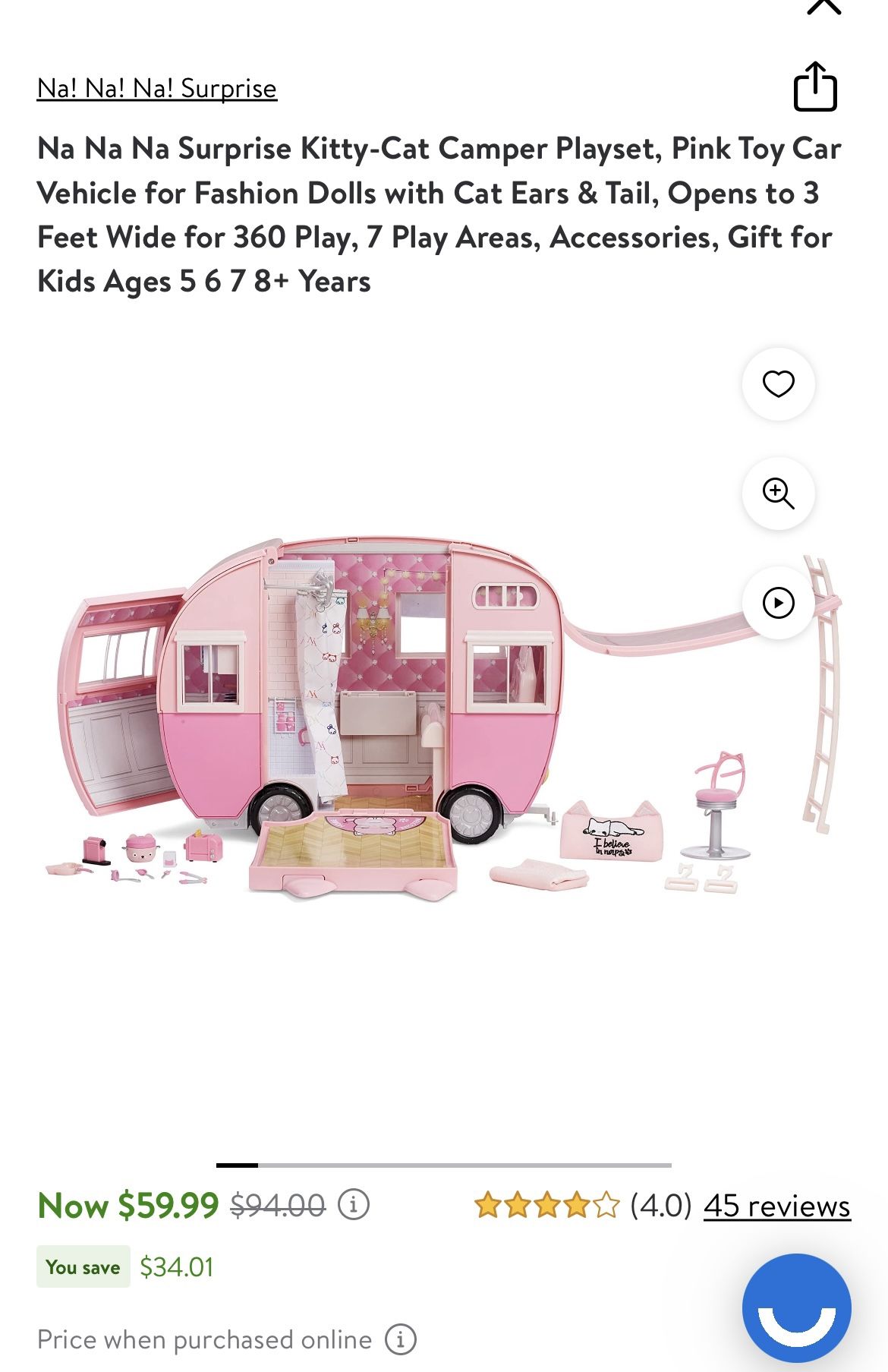 Na! Na! Na! Surprise Kitty Cat Camper
