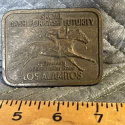 Skoal Dash For Cash Futurity California’s Million Dollar Race Los Alamitos Belt Buckle