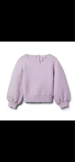 Used! Janie and Jack Girls Balloon Sleeve Sweater 8