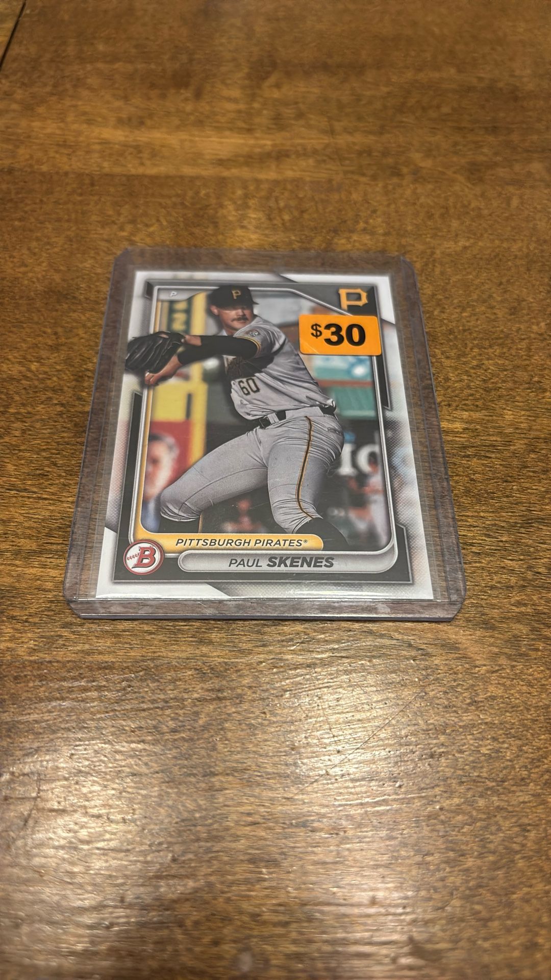 Pittsburgh Pirates Paul Skenes Rookie 2024 Bowman