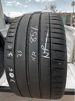 305/30/20 MICHELIN 4s ZP (2) tires