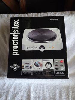 PROCTOR SILEX 1200 WATT WHITE SINGLE BURNER