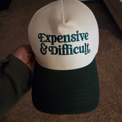 Expensive & Difficult Embroidered Adjustable Snapback Baseball Cap