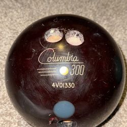 Columbia 300 4V01330 Bowling Ball 12 Pounds LB Vintage Classic Used Pre Owned CB