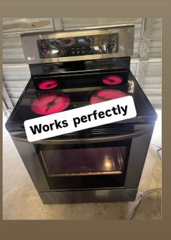Lg stove working perfectly