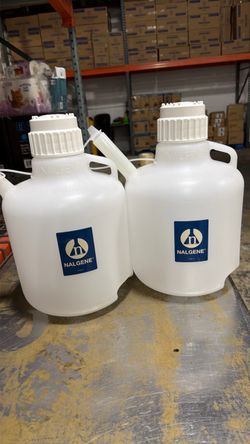 Nalgene Large Plastic Carboy Jugs. 2.5 gal.