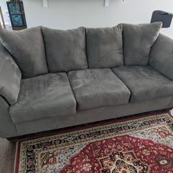 Gray 3 Seat Couch