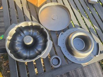 3-Piece Bakeware Set – Bundt Pan, Tart Pan & Bake'n Fill Cake System