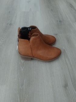 Tan Ankle Boots Size 13 kids