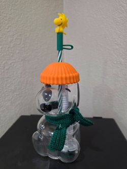 Starbucks Snoopy Glass Cup