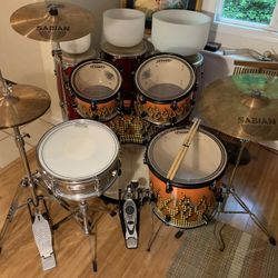 Ddrum Drum Set, SP Snare Drum, Sabian Cymbals