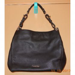Calvin Klein black shoulder bag purse