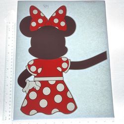 Iron On Heat Transfer  Good For T-shirts Sweaters Jackets T Shirt Design Size Is About 14x10 Minnie Mouse #198