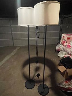 Two tall lamps