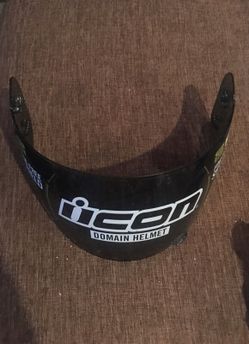 Icon Domain Helmet shield with smoke tint