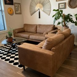 Loveseat & Sofa Set / Sold As Set