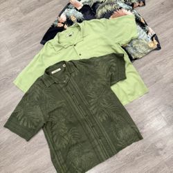 (X3) Tommy Bahama 🌴 Button Up  Vacation Shirts Size XL