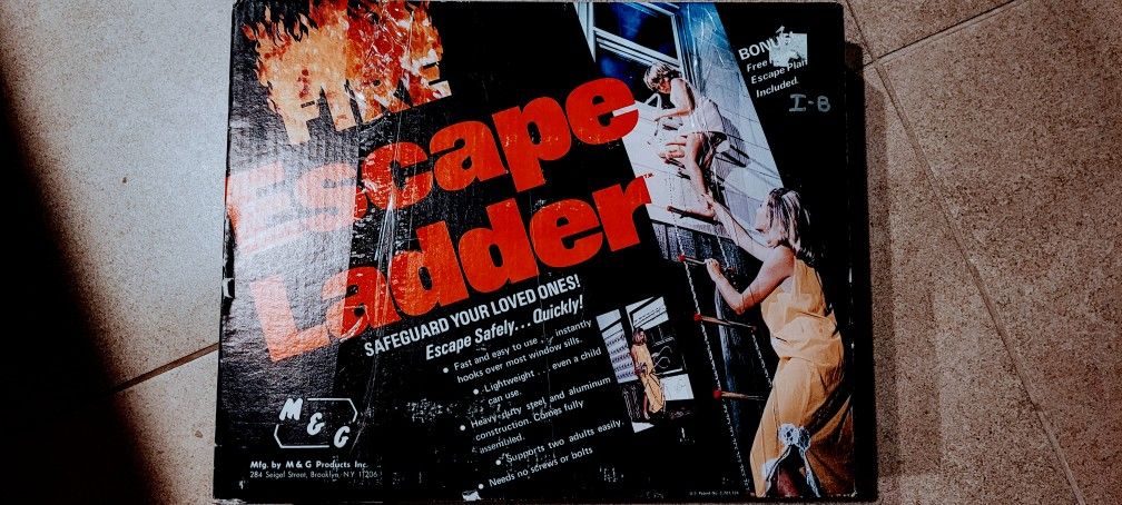 Safety  Escape 2 Story  Ladder NEW!