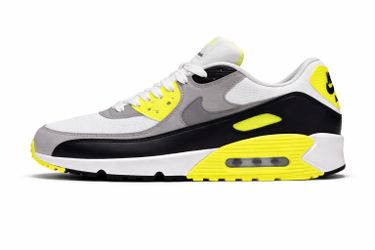 Nike Air Max 90 Volt Neon Yellow Black Grey White Men’s – New No Box