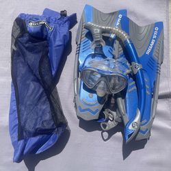 U.S. Divers Adult Cozumel Snorkeling Set fins mask Small 