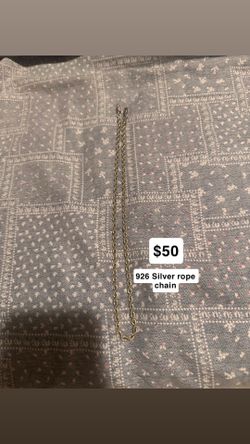 925 silver rope chain