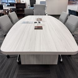 Sale! Save $100 Off New 8ft Boat Shaped Conference Tables