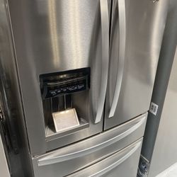 Whirlpool Stainless Steel 36” Wide French Door Refrigerator - 25 Cu. Ft.