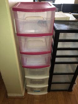 Storage Containers and Shelf