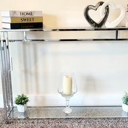 Silver Console Table For Sale $60