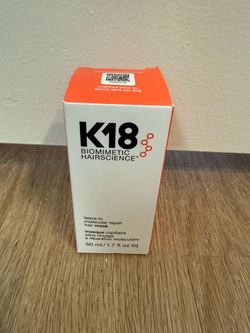 Brand New K18 leave-in molecular repair hair mask 50ml/1.7 fl oz